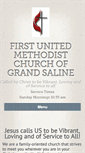 Mobile Screenshot of grandsalinefumc.org
